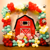 Farmyard Fiesta: Whimsical Birthday Balloon Setup