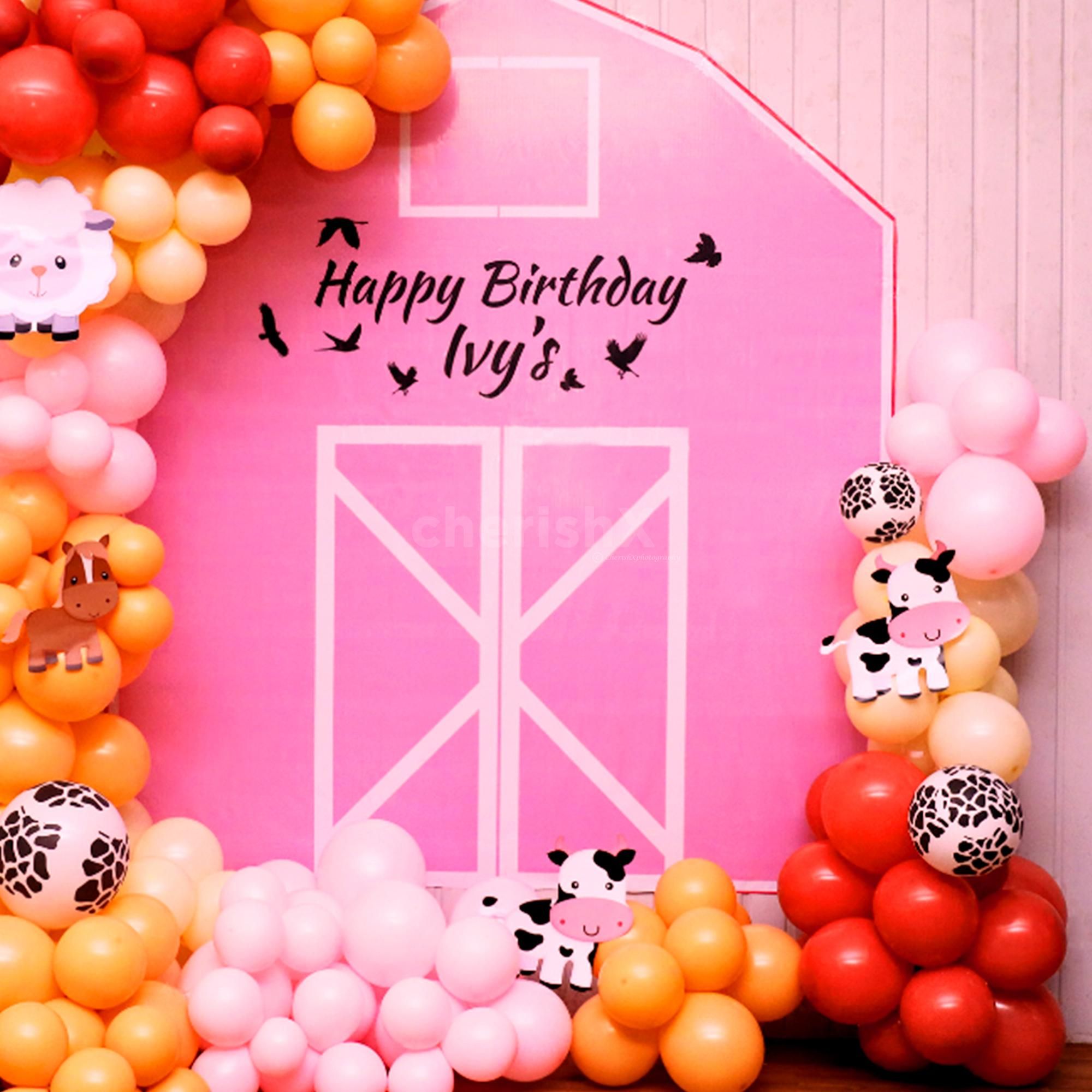 Step into a World of Charm and Girlish Fun at the Pink Farm Birthday Bash!