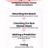Baby shower game guess the baby instruction card