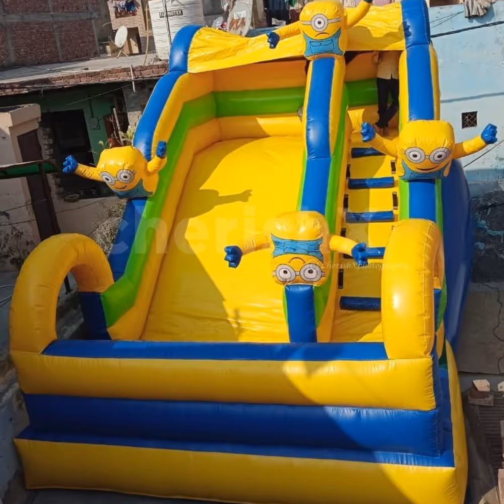 Watch their smiles soar as they bounce away in our 10x15 ft playground!