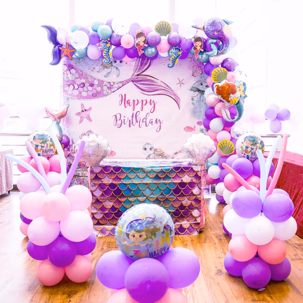 Mermaid Kids Birthday Decor