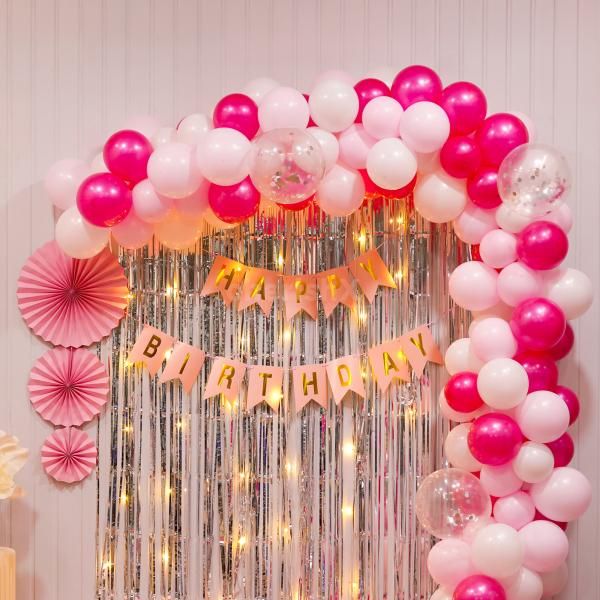 Add a Touch of Whimsy to Your Party with Pink and White Balloons