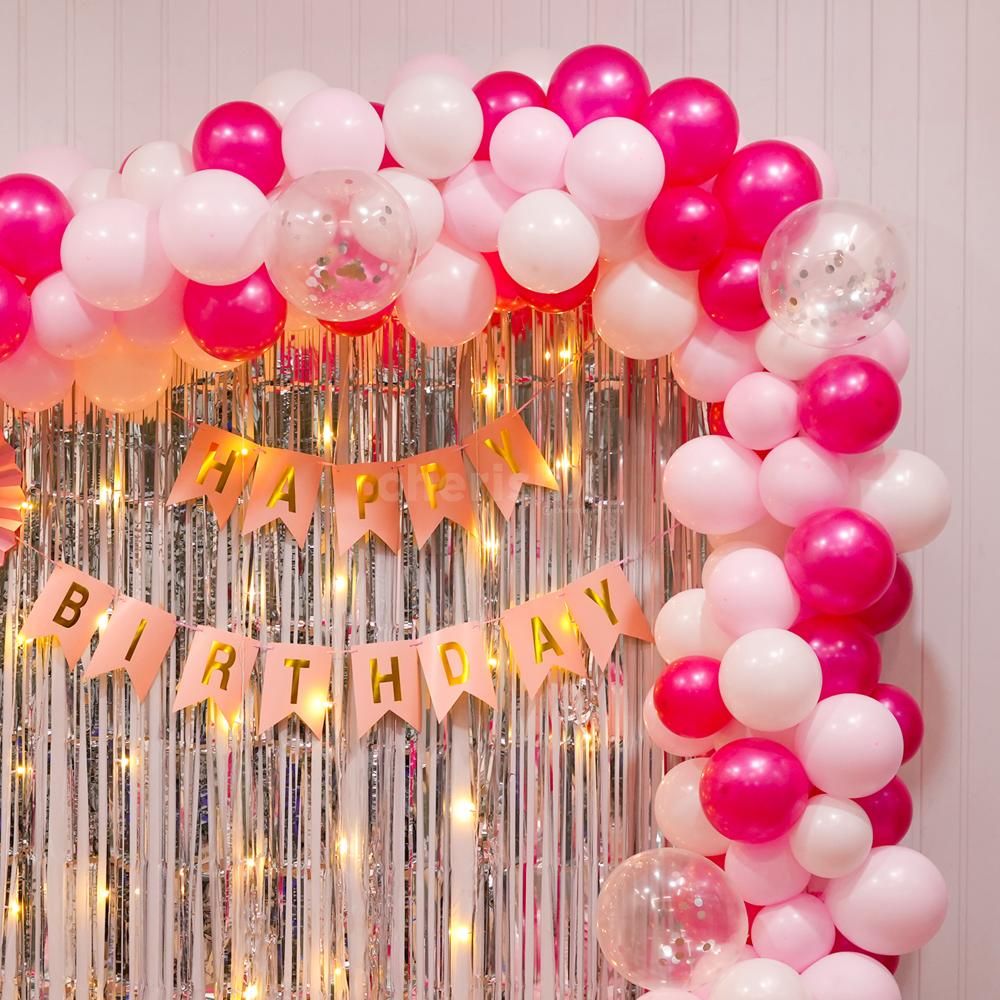 Step into a World of Whimsy with Our Pink and Silver Party Extravaganza
