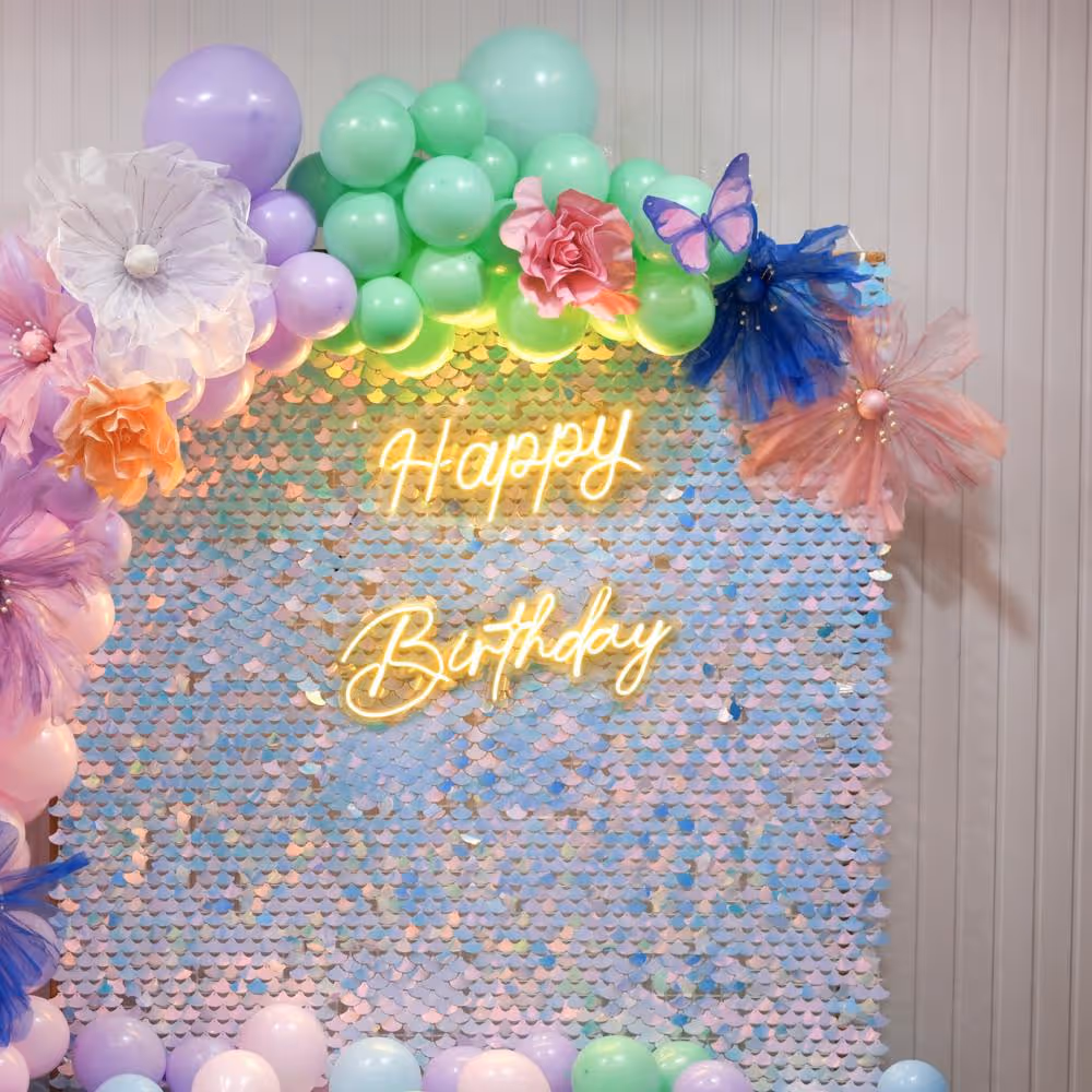 A symphony of pastel colors and premium blooms for a magical birthday