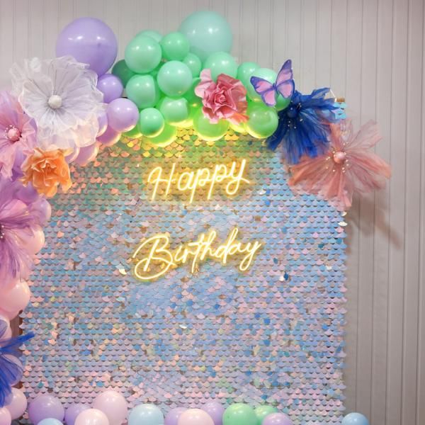 A symphony of pastel colors and premium blooms for a magical birthday