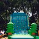 Exciting inflatable climbing bouncy for kids party, making birthday celebrations more fun and entertaining.