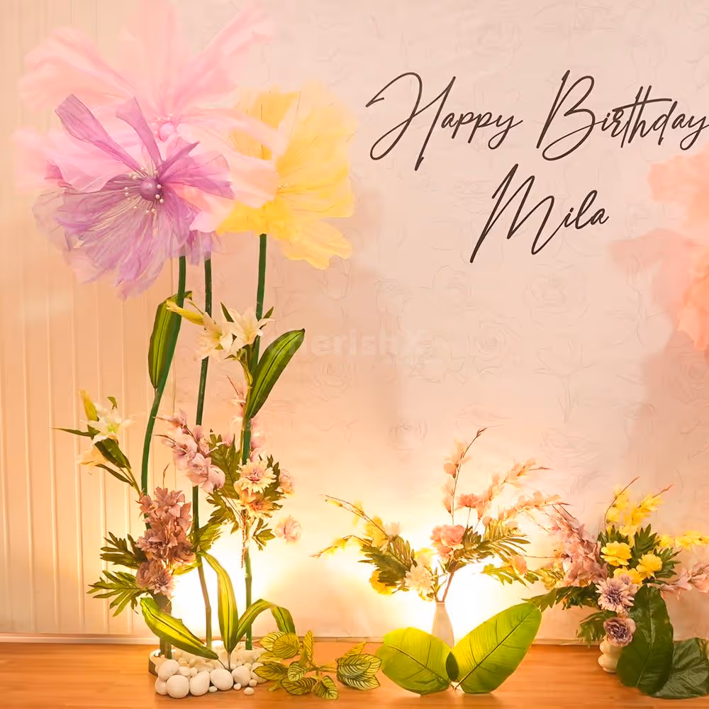 Experience luxury with a birthday celebration in full bloom