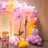 Every moment blooms with beauty in our premium flower and butterfly birthday decor