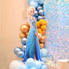 Let it go and celebrate in a winter wonderland of balloons and snowflakes