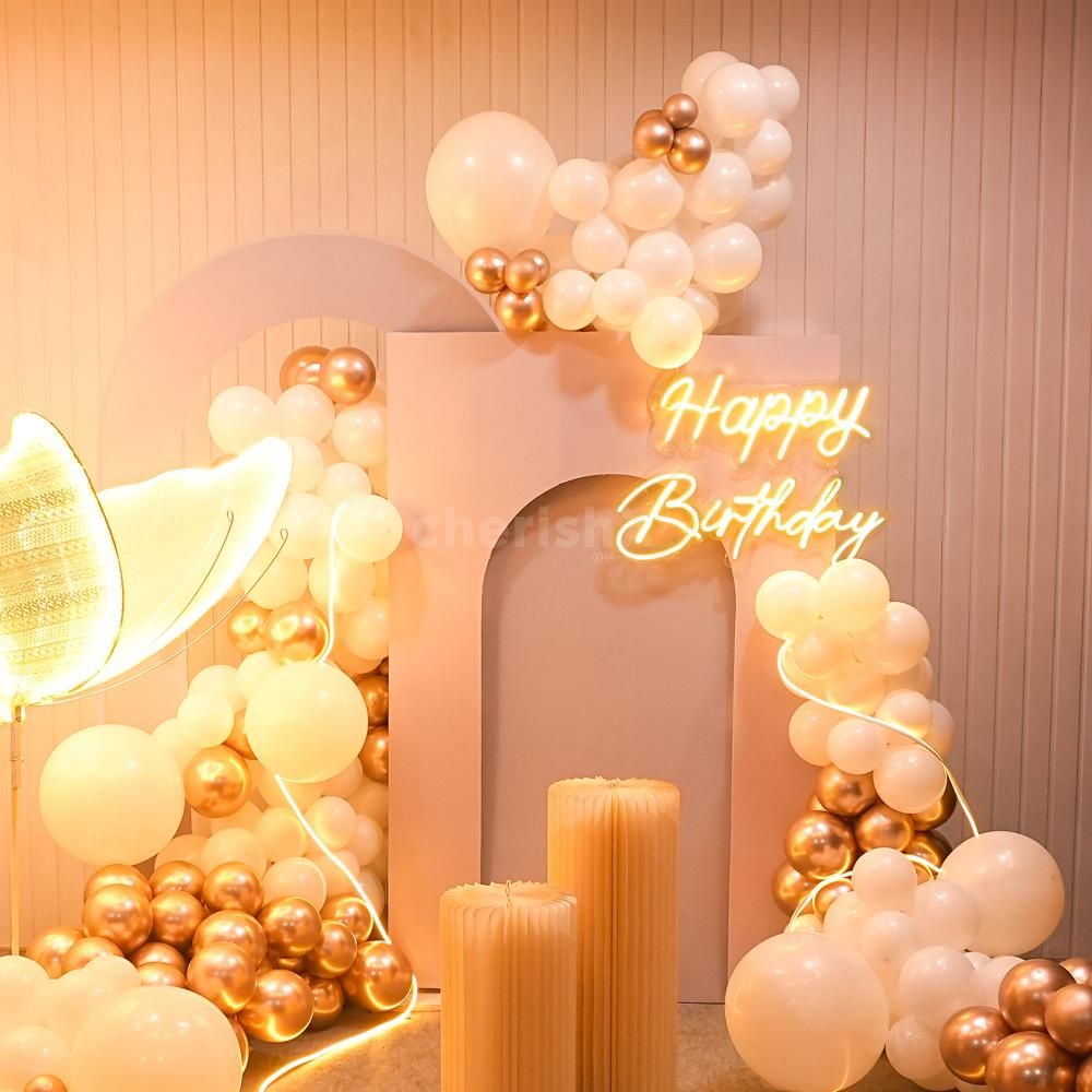 Step into a whimsical world with our enchanting birthday decorations.