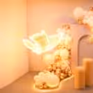 Every detail sparkles with joy in our butterfly and neon light decor