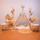 Embrace eco-friendly elegance with our boho chic party decor