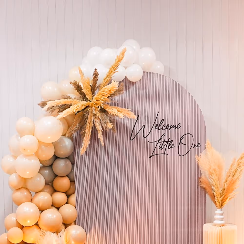 Creating memories as beautiful as a baby's first smile with our dreamy boho decorations.