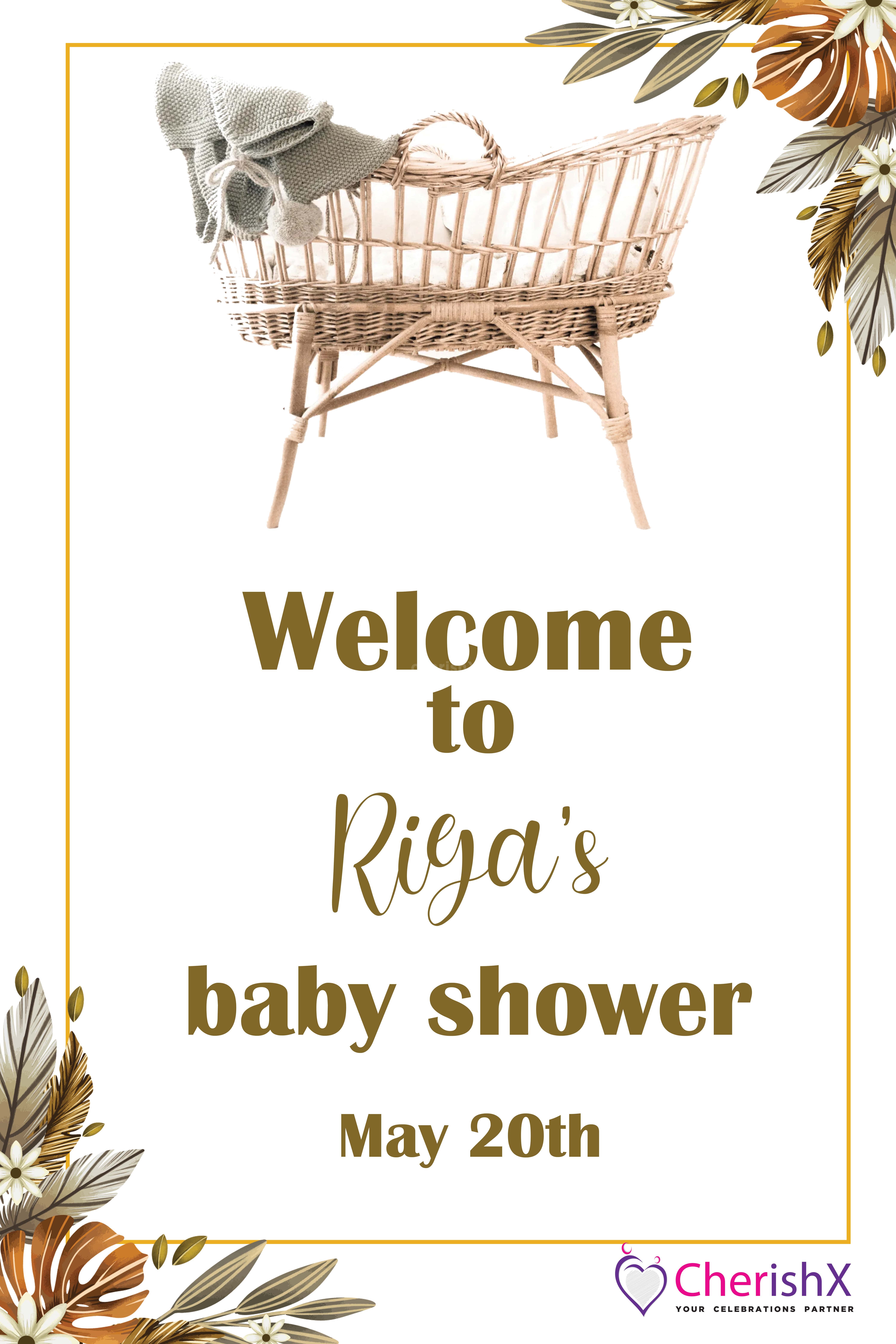 Boho Chic Themed Welcome board