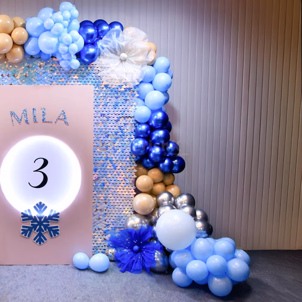 Elegance meets illumination in a birthday celebration like no other.