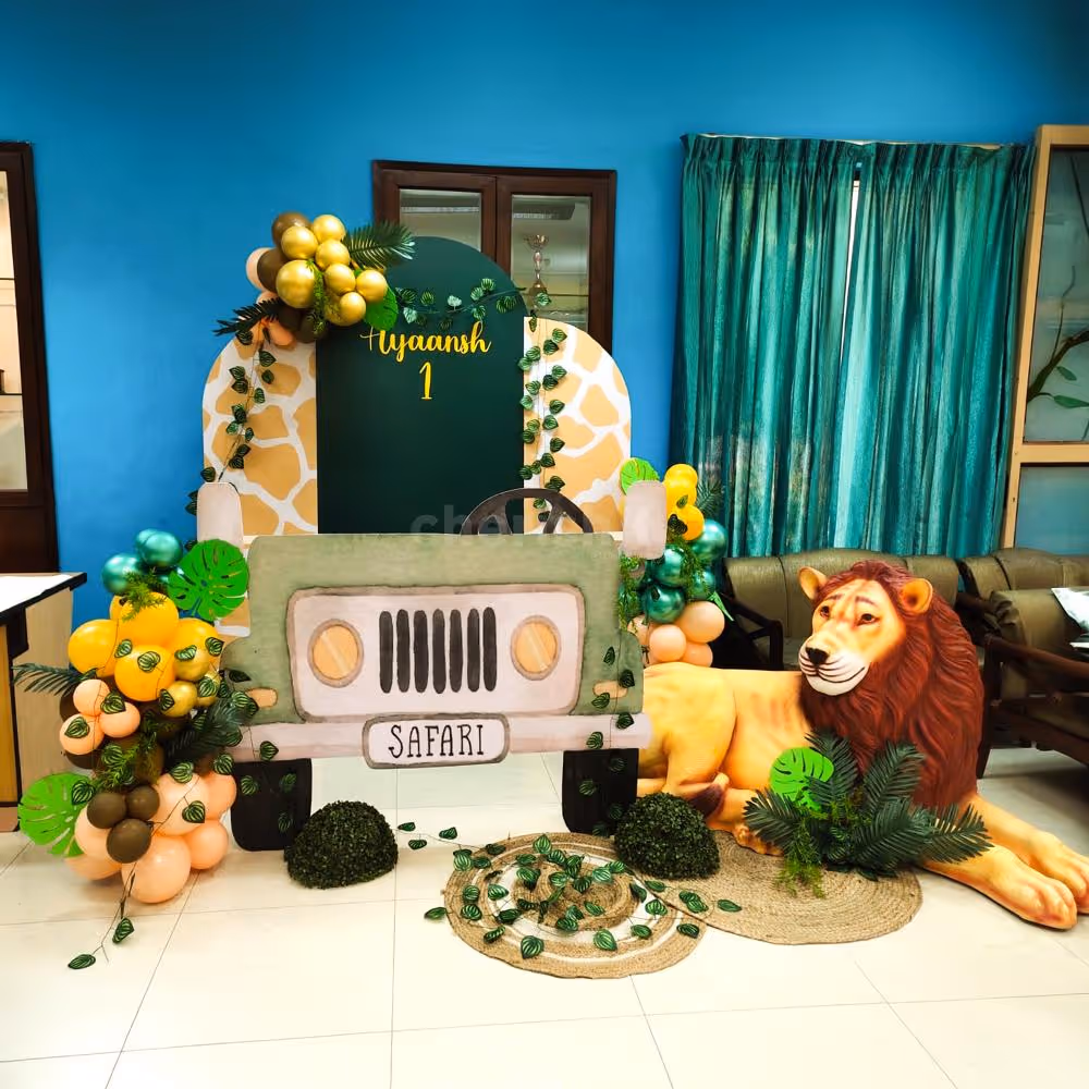 Roaring into another year with a wild safari birthday celebration!