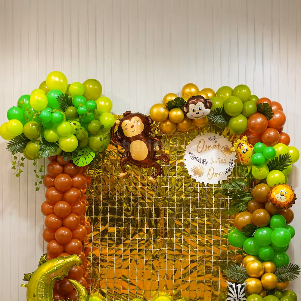 Journey through the jungle with our Wild Jungle Safari Celebration.