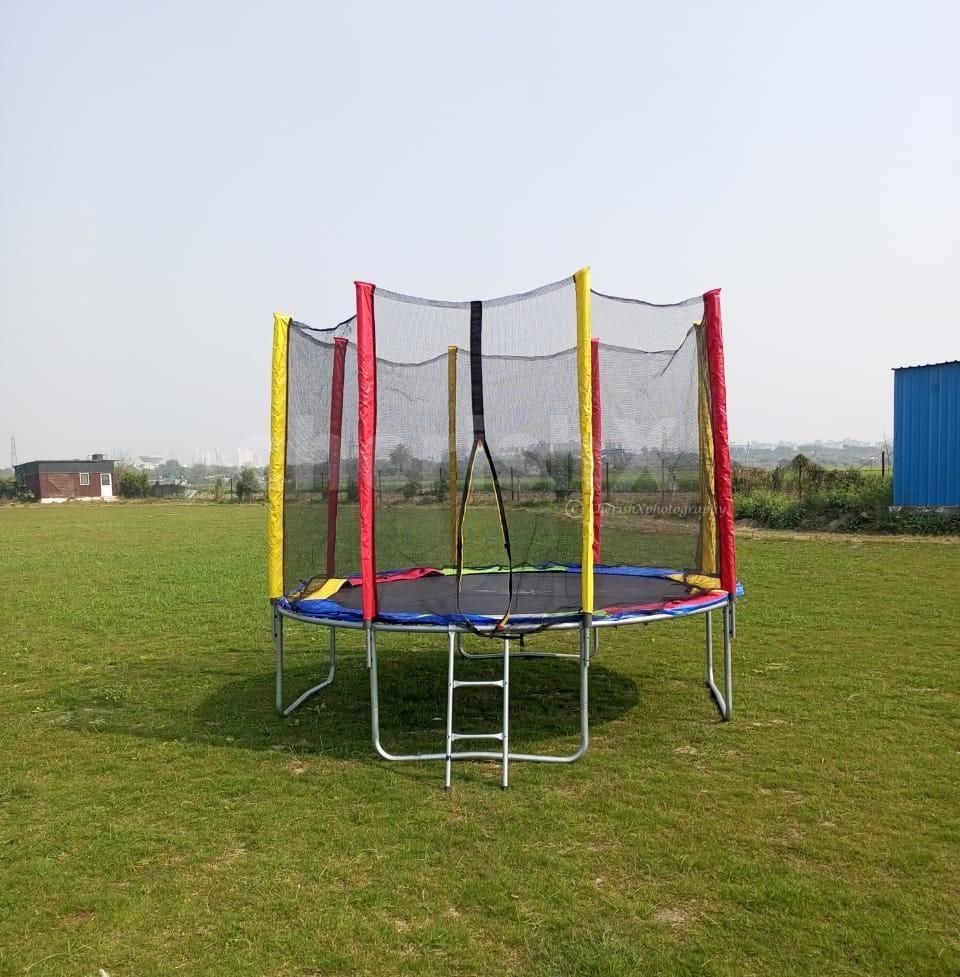 Trampoline adventures: Perfect for kids' birthday party fun