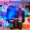 Creating unforgettable memories with our colorful science-themed birthday celebration.