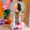 Elevate your celebration with the wonder of science and colorful balloons.