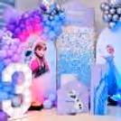 Winter wonderland vibes at our Frozen-themed party!
