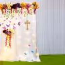 Celebrate the journey of faith with our Baptismal Floral Splendor Set.