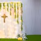 Capturing the sanctity of baptism in a heavenly ambiance.