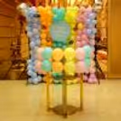 Celebrating in style with this vibrant birthday balloon wall