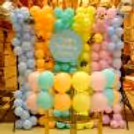 Birthday magic comes alive with our colorful balloon backdrop!