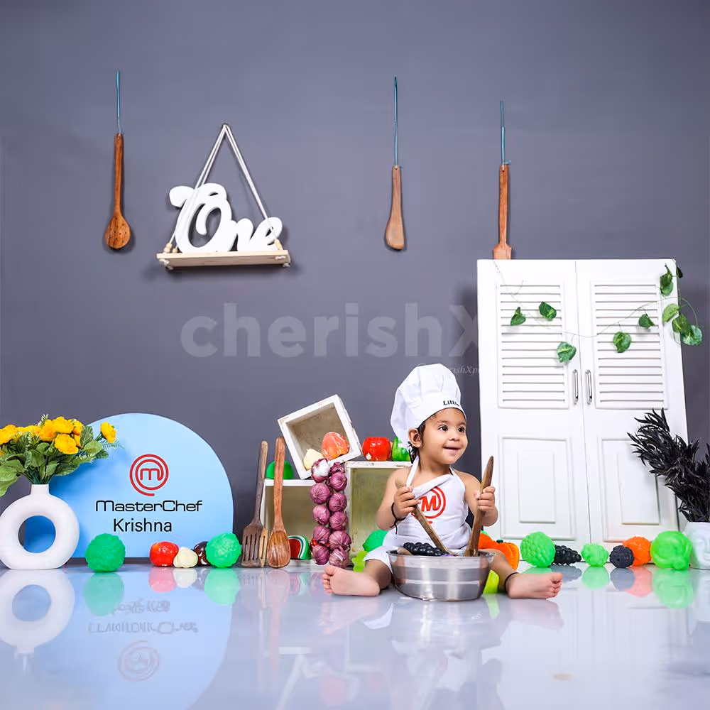 Tiny Wonder: Capturing pure innocence in a classic, elegant theme.