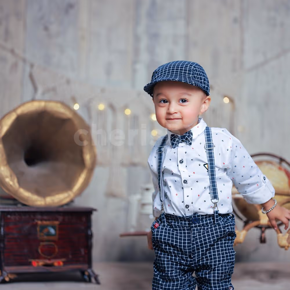 Tiny Wonder: Capturing pure innocence in a classic, elegant theme.