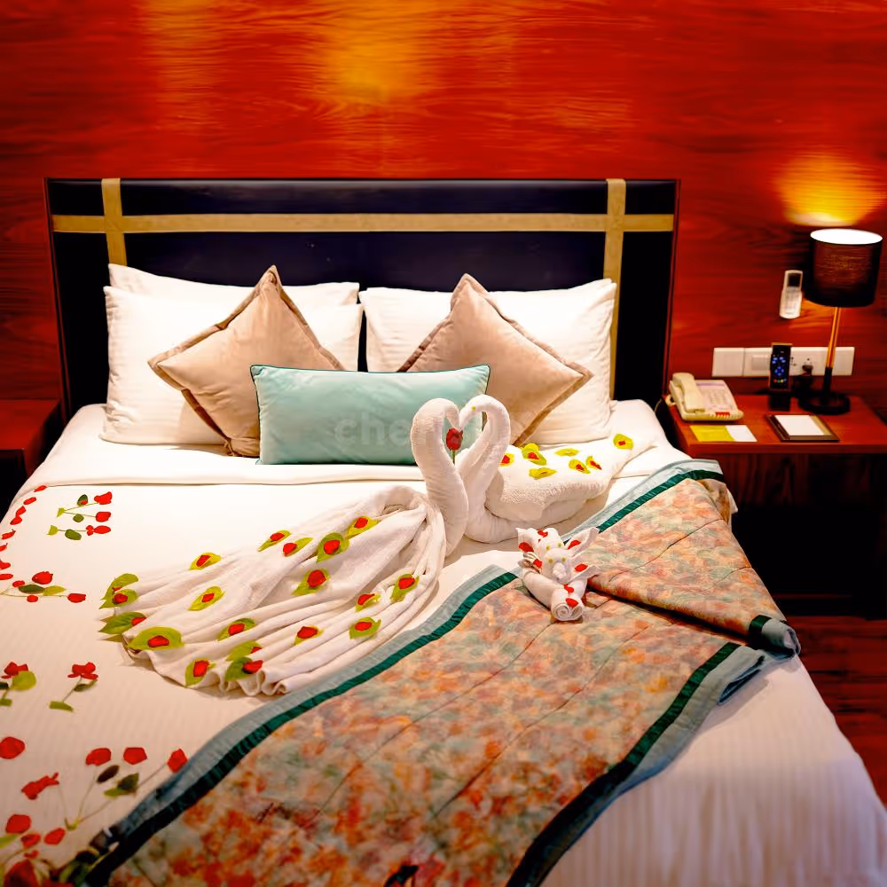 Savor a delicious three-course lunch for two during your stay.