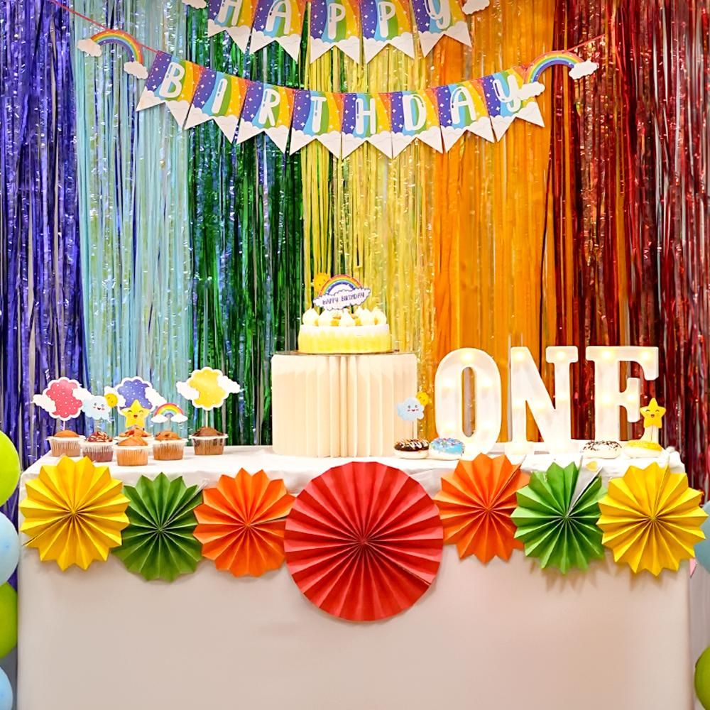 Step into a World of Color with Rainbow Party Decorations!