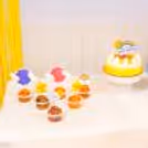 Rainbow toppers for the perfect cake