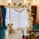 Golden And White Birthday Decor — photo 3