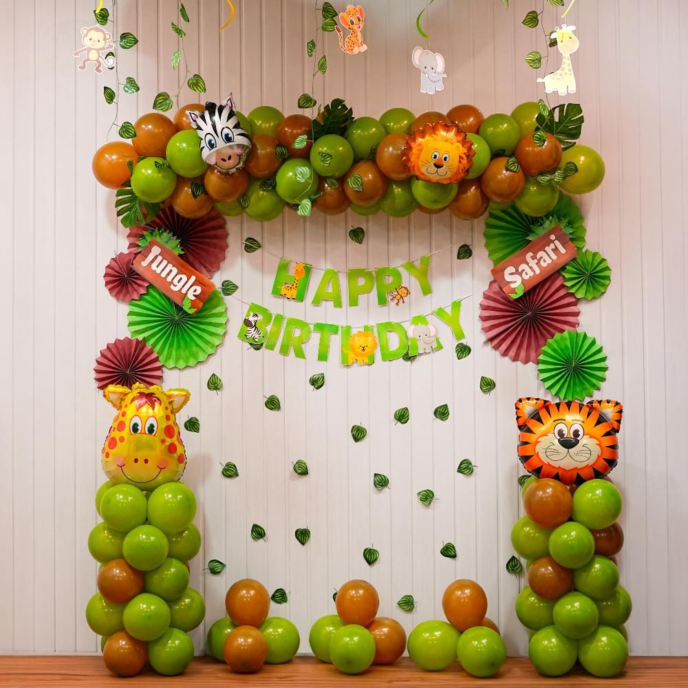 Create a Wild Adventure with Our Jungle Safari Birthday Decor