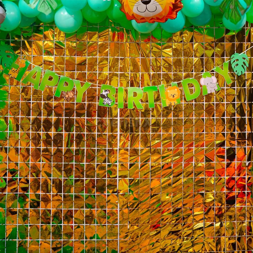 Celebrate in the Jungle Themed Decor