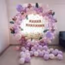 Pastel Pink and Purple Birthday Decor — photo 2