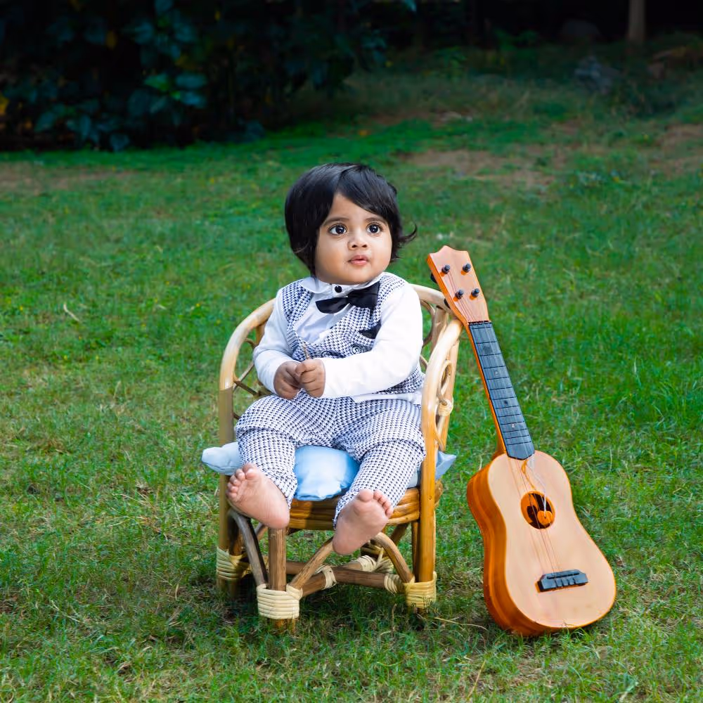 Choose from our themed outfits to match your family's unique style.