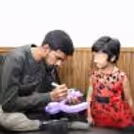 Balloon artistry adding a special touch to the kids' birthday party