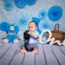 Capturing baby’s joy during a cake smash session