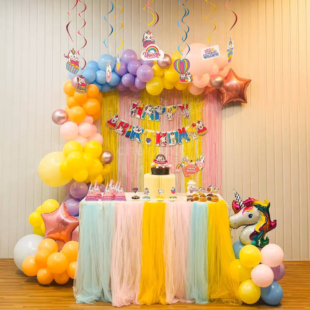 Whimsical Unicorn Dreams Balloon Arch