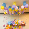Transform Your Ceiling With Pastel Balloons And Unicorn Swirls With Characters