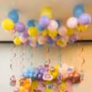 Transform Your Ceiling With Pastel Balloons And Unicorn Swirls With Characters