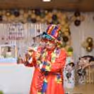 Clown magic show decor for birthday party, bringing laughter, entertainment, and unforgettable moments.