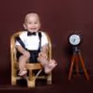Baby's first smiles caught on camera
