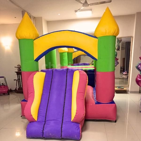 Bouncy fun at the kids birthday party