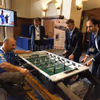 Foosball excitement for corporate party fun