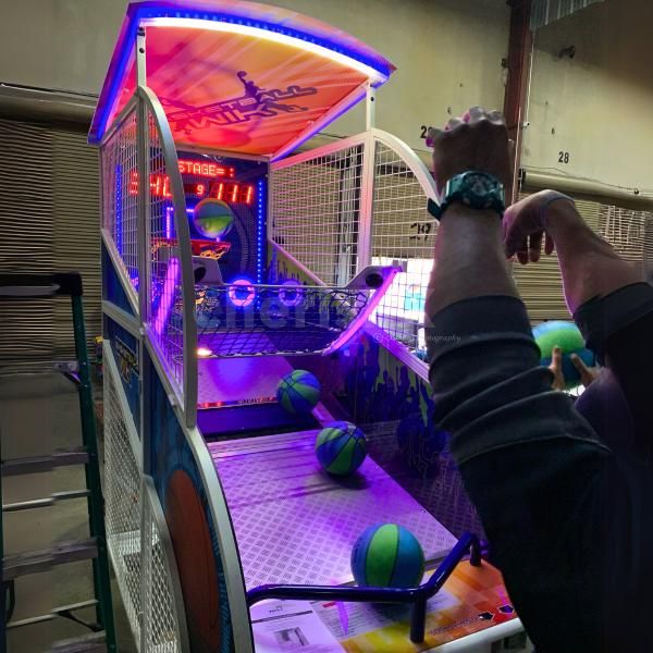 Basketball Arcade Excitement for Corporate Party Fun