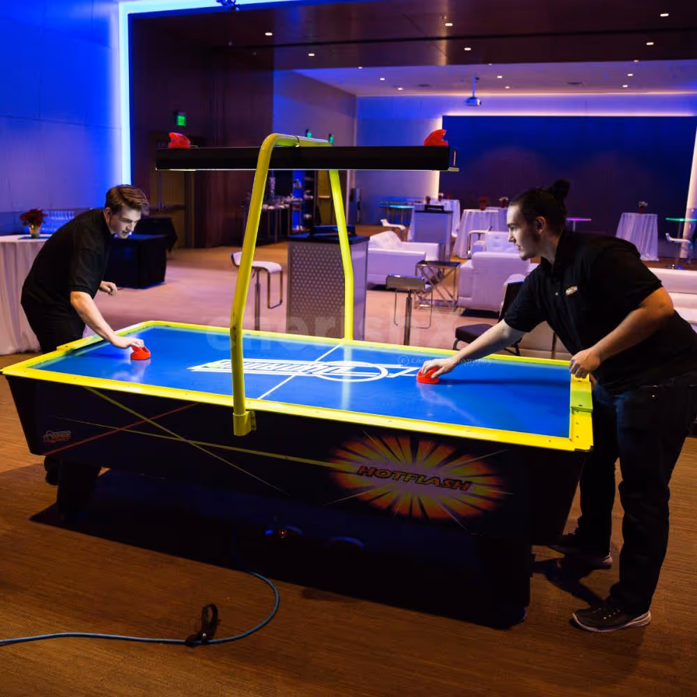 Bring Air Hockey Action to Your Corporate Event